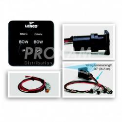 CONTACTEUR INTEGRE LENCO 12/24V SANS LED FAISCEAU 91CM