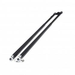 Bras essuie-glace pantographe inox noir - 470-750mm - W25