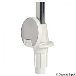 Hampe  led extractible avec base blanc 60 cm