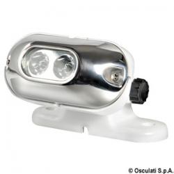 Spot  LED avec 2 LED blanc, complet