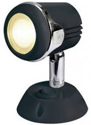 Spot articul avec interrupteur NOIR HY-POWER LED  12V/24V