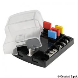 Bote porte-fusibles rarmables 6 places