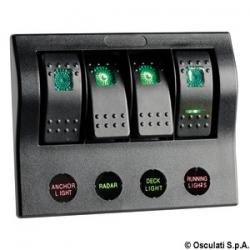 Tableau lectrique PCP Compact 4 interrupteurs