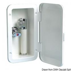 Coffret douche et mlangeur tuyau PVC 4m