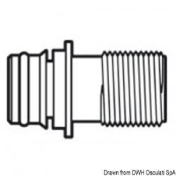 Raccord express  gachette droit 1/2"