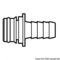 Raccord express  gachette droit  14 mm
