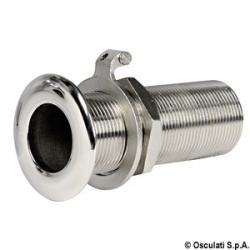 Passe-coque AISI 316 polis miroir long 1"1/2x112mm