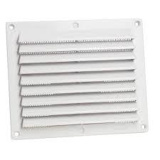 Grille plastique blanche dimension 125MM/260MM