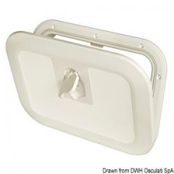 Trappe d'inspection  ras RAL 9001 380 x 280 mm