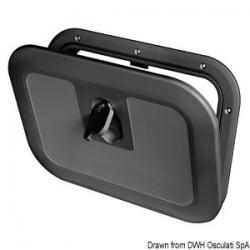 Trappe d'inspection  ras noir 380 x 280 mm