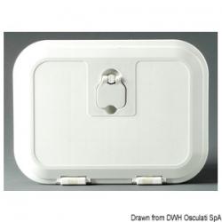 Caisson blanc avec porte 280 x 180 mm faade A