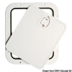 Trappe inspect faade amovible blanc 305 x 355 mm