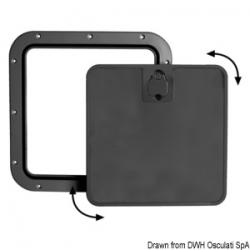 Trappe dinspection avec faade noir amovible
