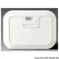 Caisson blanc avec porte 280 x 180 mm faade C