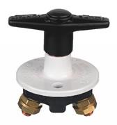 Coupe batterie unipolaire poigne noire 150A continu