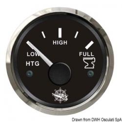 Indicateur des eaux uses 10/180 ohm noir/polie
