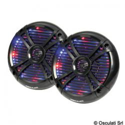 Hautparleurs 2 voies LED-RGB programm. 5,25 noir