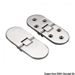 Charnire  moulage vis sans tte 80 x 30 mm