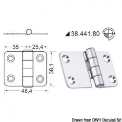 Charnires 2 mm
