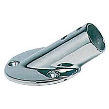 Raccord rond en inox diamtre tube 22MM/ANGLE30