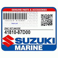 Anode en zinc SUZUKI 41810-87D00