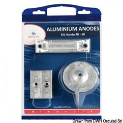 Kit anode aluminium HONDA BF40/BF50
