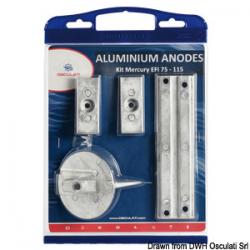 Kit anode zinc MERCURY 75/80/90/115 EFI