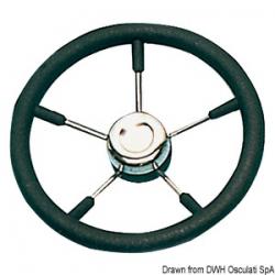 Volant polyurthane souple noir 320 mm