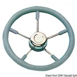 Volant polyurthane souple gris 350 mm