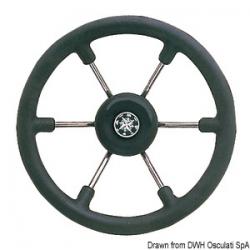 Barre  roue inox noir 340 mm