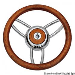 Volant Blitz couronne en teak opaque