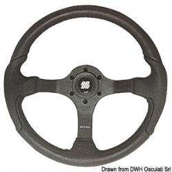 Volant ULTRAFLEX Nisida/Spargi noir 350 mm