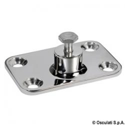 Support  mur AISI316 48x73 mm Filet M6