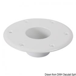 Base de rechange aluminium blanc pieds table Ø 160