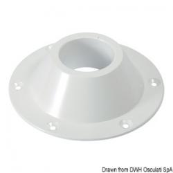 Base de rechange aluminium blanc pieds table  165
