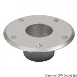 Base aluminium anodis poli pour 48.418.21