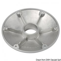 Base de rechange aluminium anodis poli  165 mm