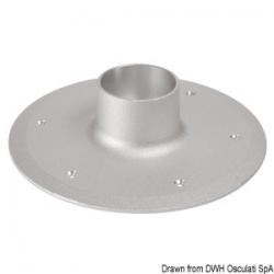 Base de rechange aluminium anodis sabl  80 mm