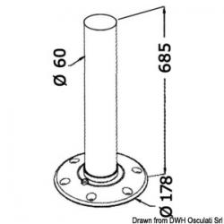 Pied pour tous tables Tread Lock 685 mm