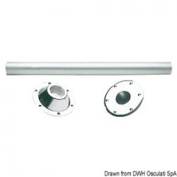Pied de table aluminium anodis 70 cm