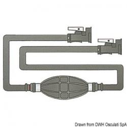 Tuyau carburant avec 2 attaches MERCURY femelle