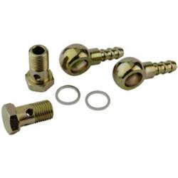 Kit  raccord banjo gazoil en laiton 1/4 10 MM