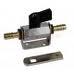 Vanne laiton chrom diamtre 1/4" 10 MM