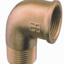 Coude en laiton 90 male/femmelle  3/8"