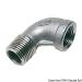 Raccord coud  90 mle/femelle