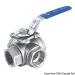 Vannes  bille 3 voies femelle/