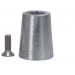 Anode zinc embout d'arbre