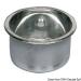 Evier rond inox poli miroir