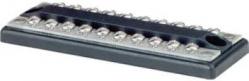 DUALBUS 100A 2x10 VIS 128x46MM